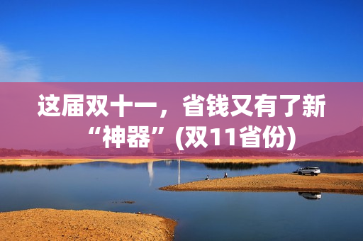 这届双十一，省钱又有了新“神器”(双11省份)