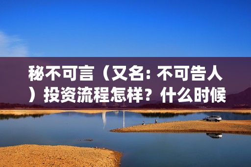 秘不可言（又名: 不可告人）投资流程怎样？什么时候上映？值得投资吗？(秘不可言是成语吗)