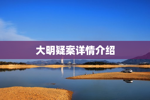 大明疑案详情介绍