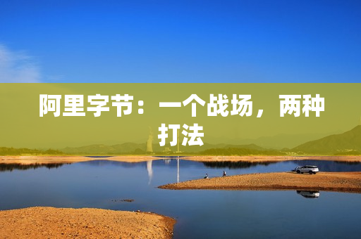 阿里字节：一个战场，两种打法
