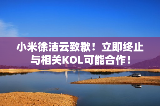 小米徐洁云致歉！立即终止与相关KOL可能合作！