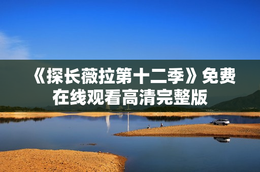 《探长薇拉第十二季》免费在线观看高清完整版