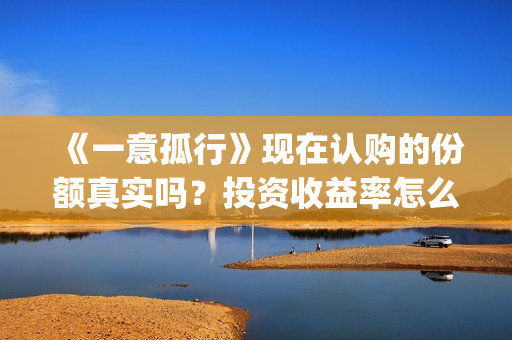 《一意孤行》现在认购的份额真实吗？投资收益率怎么样？ 怎么投资？(一意孤行到底是对还是错)