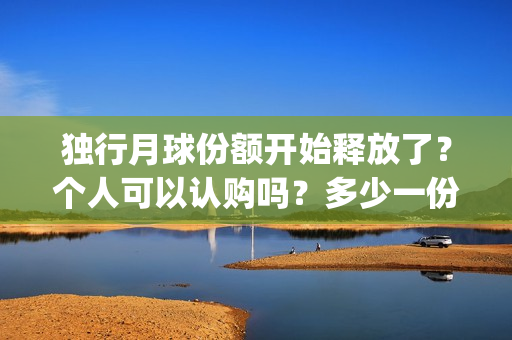 独行月球份额开始释放了？个人可以认购吗？多少一份？成本多少？(独行月球演员表)