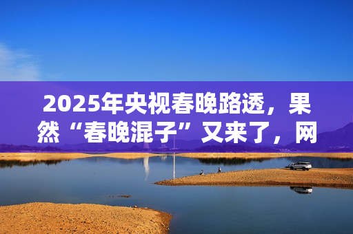 2025年央视春晚路透，果然“春晚混子”又来了，网友：有他就不看