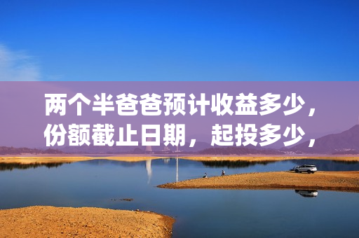 两个半爸爸预计收益多少，份额截止日期，起投多少，(两个半爸爸预告)