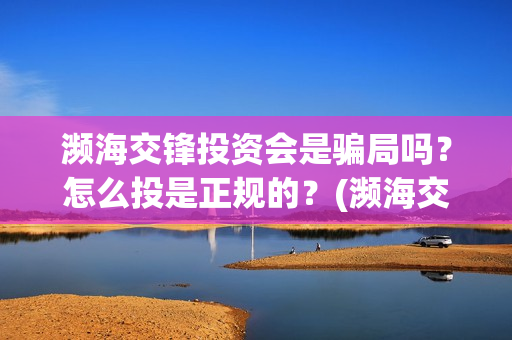濒海交锋投资会是骗局吗？怎么投是正规的？(濒海交锋都谁投资了)