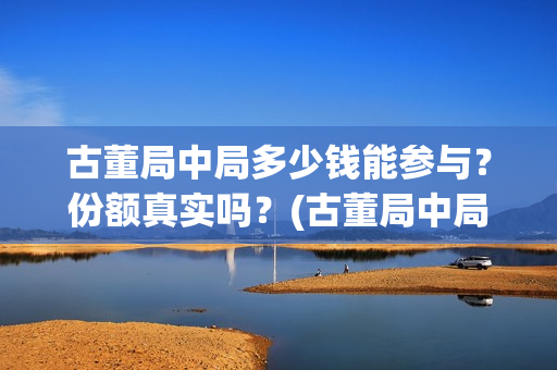 古董局中局多少钱能参与？份额真实吗？(古董局中局多少字)