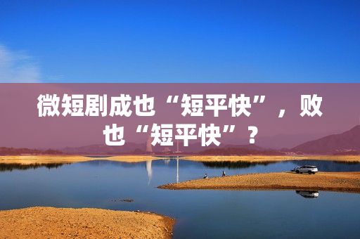 微短剧成也“短平快”，败也“短平快”？