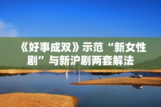 《好事成双》示范“新女性剧”与新沪剧两套解法 《好事成双》示范“新女性剧”与新沪剧两套解法