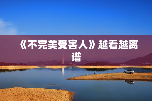 《不完美受害人》越看越离谱