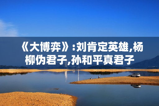 《大博弈》:刘肯定英雄,杨柳伪君子,孙和平真君子 《大博弈》:刘肯定英雄,杨柳伪君子,孙和平真君子