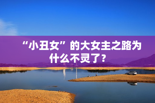 “小丑女”的大女主之路为什么不灵了？