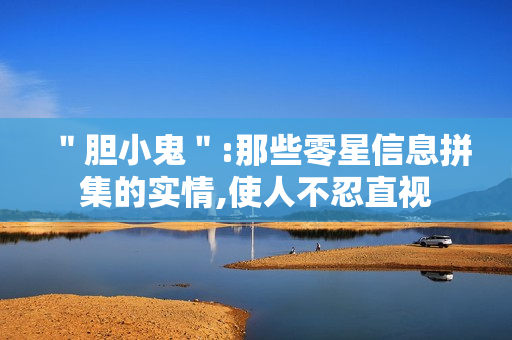 "胆小鬼":那些零星信息拼集的实情,使人不忍直视 "胆小鬼":那些零星信息拼集的实情,使人不忍直视