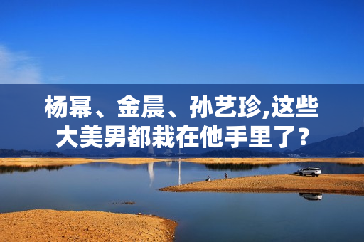 杨幂、金晨、孙艺珍,这些大美男都栽在他手里了？