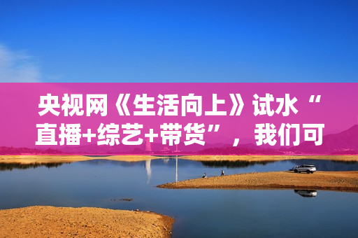 央视网《生活向上》试水“直播+综艺+带货”，我们可以等待甚么？
