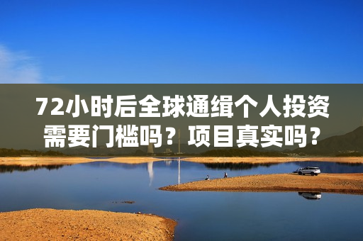 72小时后全球通缉个人投资需要门槛吗？项目真实吗？