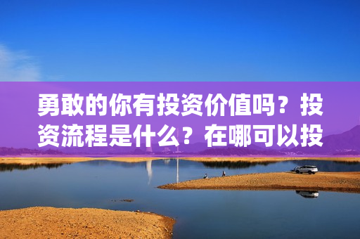 勇敢的你有投资价值吗？投资流程是什么？在哪可以投资(勇敢的你出品公司)