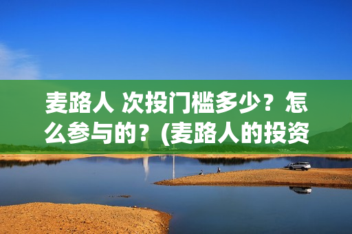 麦路人 次投门槛多少？怎么参与的？(麦路人的投资方是谁)