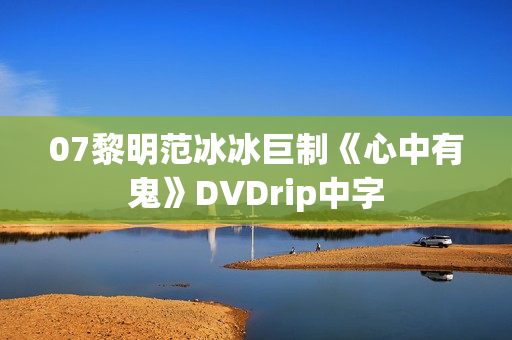 07黎明范冰冰巨制《心中有鬼》DVDrip中字