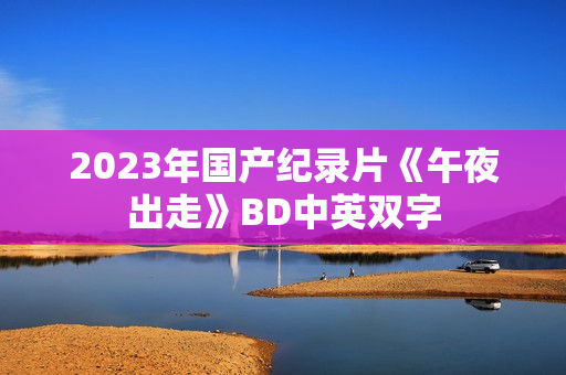 2023年国产纪录片《午夜出走》BD中英双字 2023年国产纪录片《午夜出走》BD中英双字