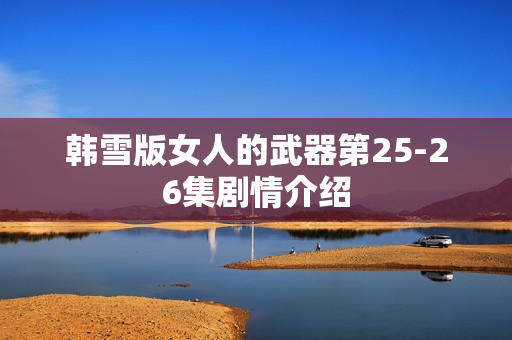 韩雪版女人的武器第25-26集剧情介绍 韩雪版女人的武器第25-26集剧情介绍