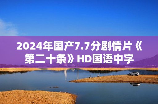 2024年国产7.7分剧情片《第二十条》HD国语中字