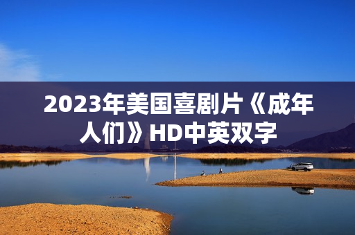2023年美国喜剧片《成年人们》HD中英双字
