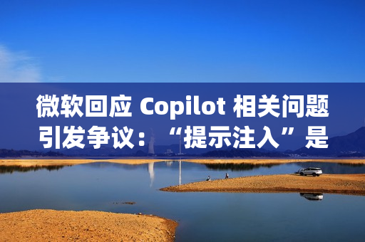 微软回应 Copilot 相关问题引发争议：“提示注入”是安全漏洞还是 AI 自身的限制？