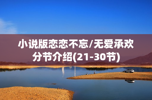 小说版恋恋不忘/无爱承欢分节介绍(21-30节) 小说版恋恋不忘/无爱承欢分节介绍(21-30节)