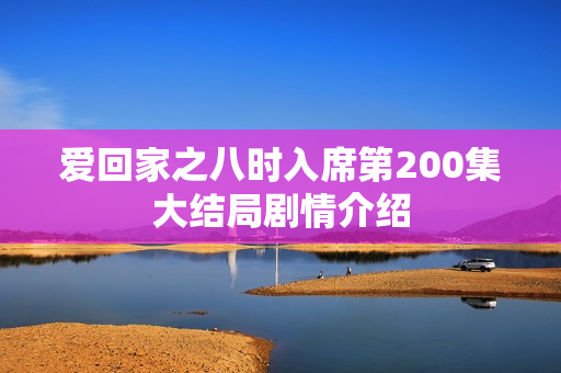 爱回家之八时入席第200集大结局剧情介绍