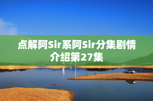 点解阿Sir系阿Sir分集剧情介绍第27集