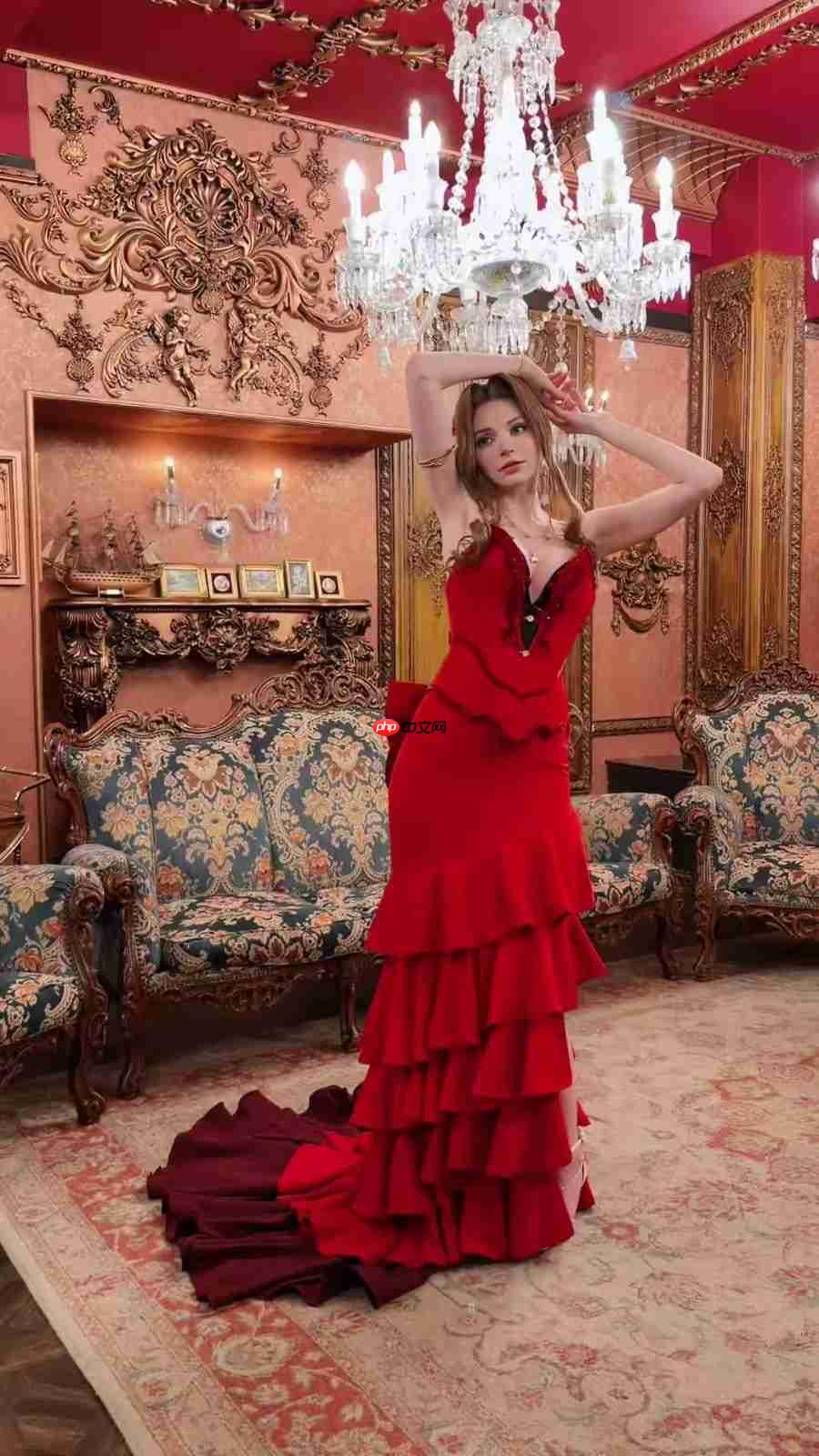 艾什莉体模cos《最终幻想》爱丽丝 顶级身材尽显优雅