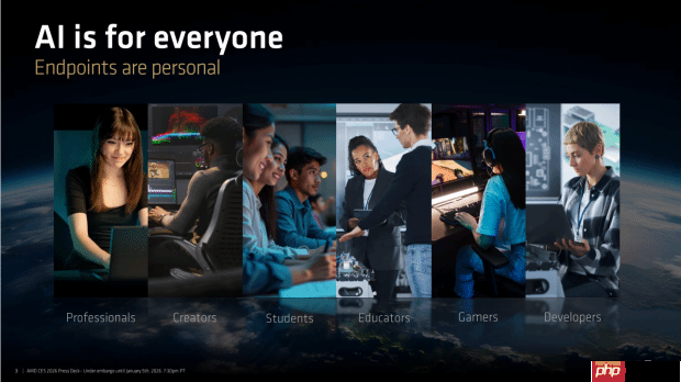 AI驱动计算变革 AMD携多款处理器新品亮相CES 2026