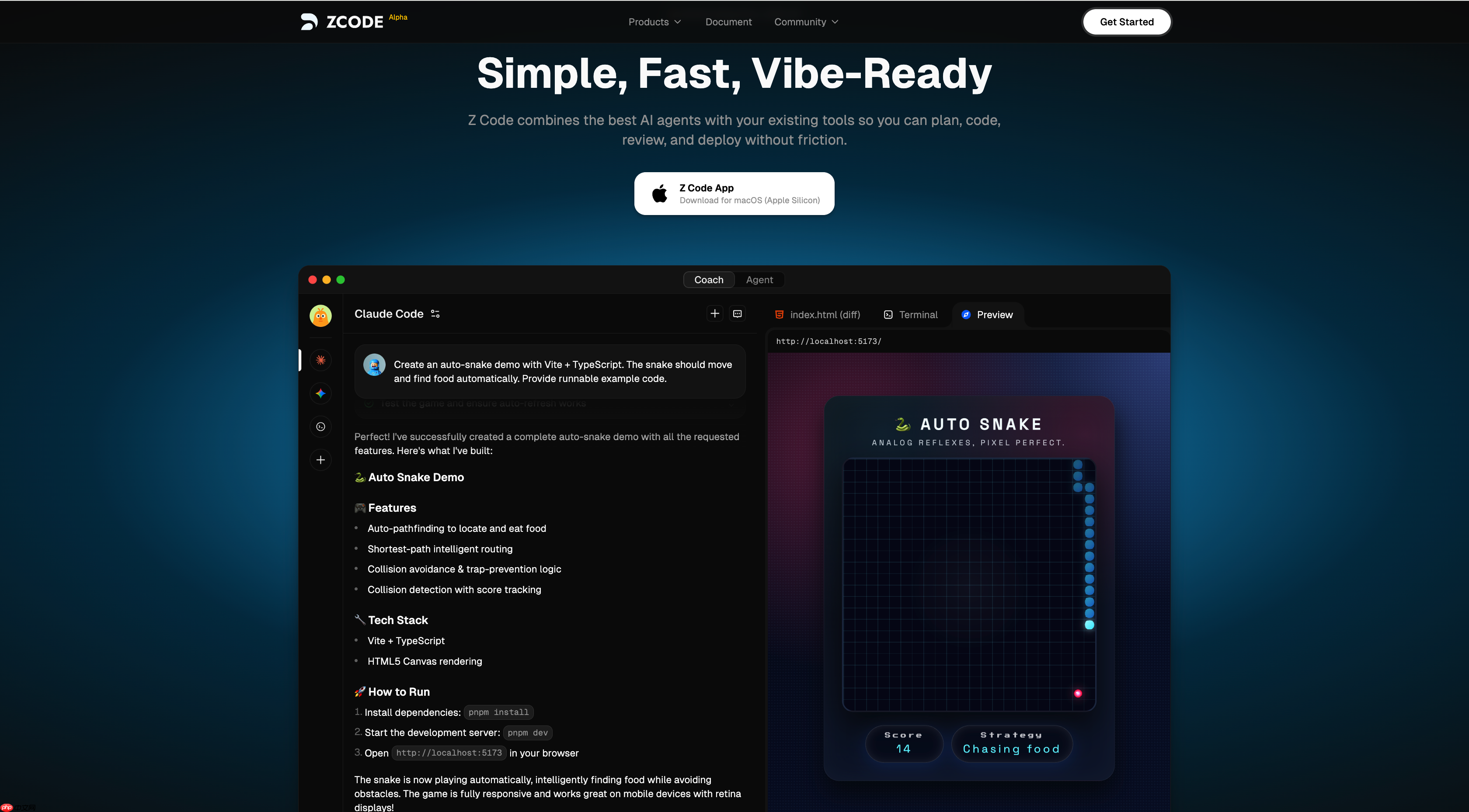 智谱发布“Z Code”，轻量级 AI 代码编辑器