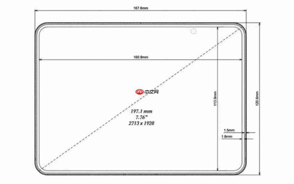 iPhone Fold CAD 渲染图网络曝光!罕有宽比例主屏、开屏手感似细码 iPad Mini、一理由开卖供货有限?