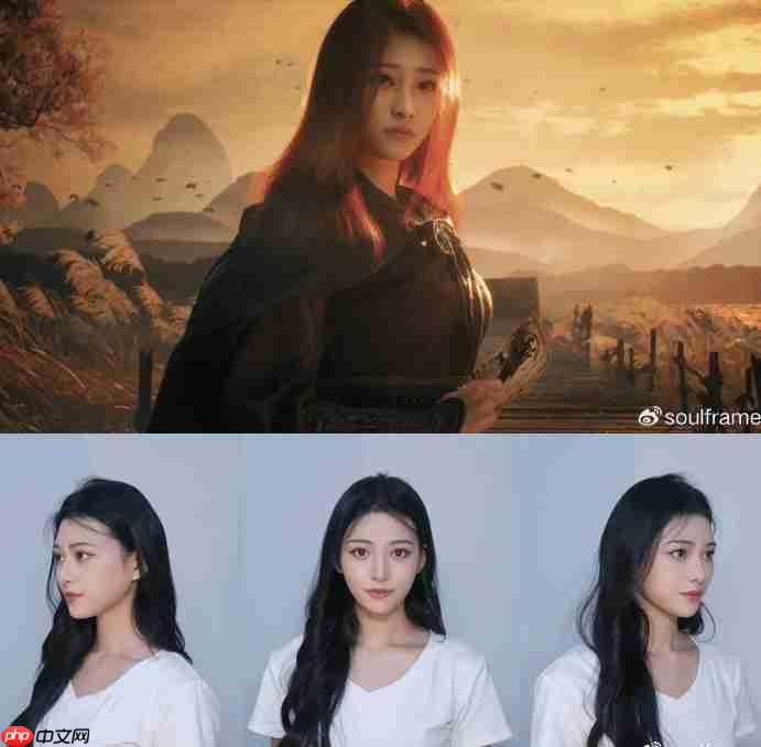 《影之刃零》女角脸模章谨之：看到游戏形象很开心