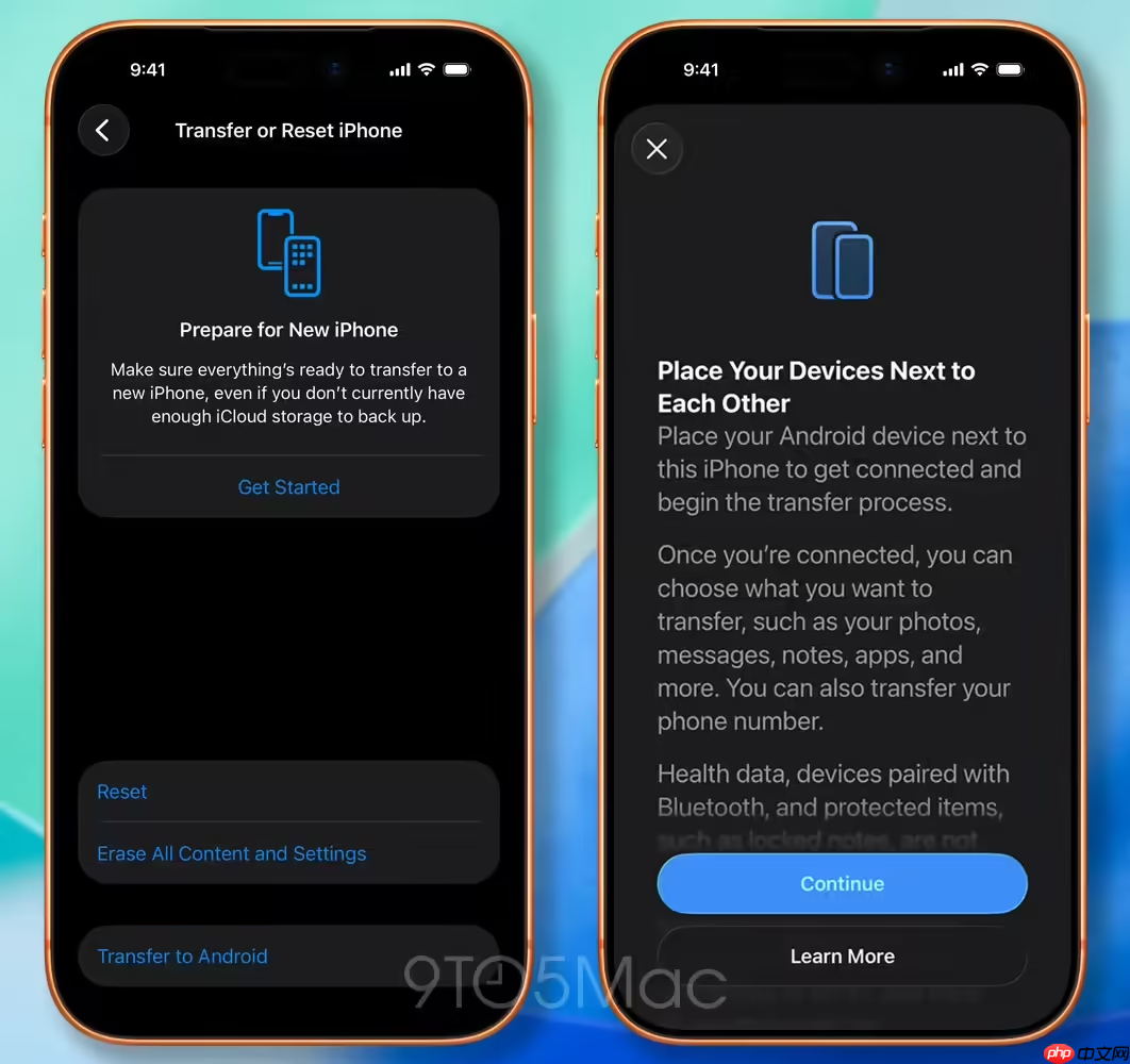 苹果与谷歌联手简化换机流程 跨平台迁移将更顺畅
