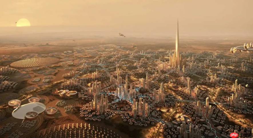 沙特挑战世界第一高楼:两千米高度“一柱擎天”,比迪拜哈利法塔高一倍多