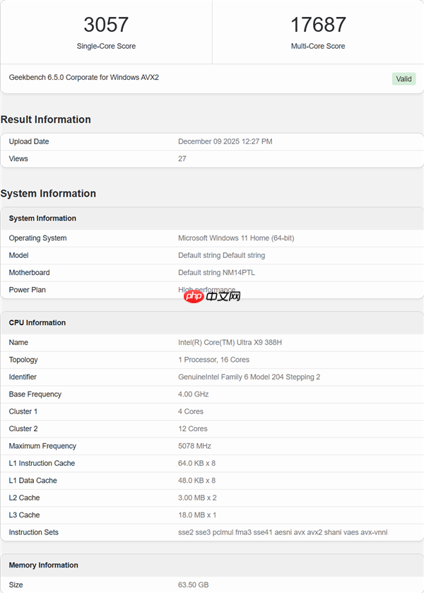 Intel旗舰酷睿Ultra X9 388H跑分:与AMD顶级Max+ 395相当!功耗还更低