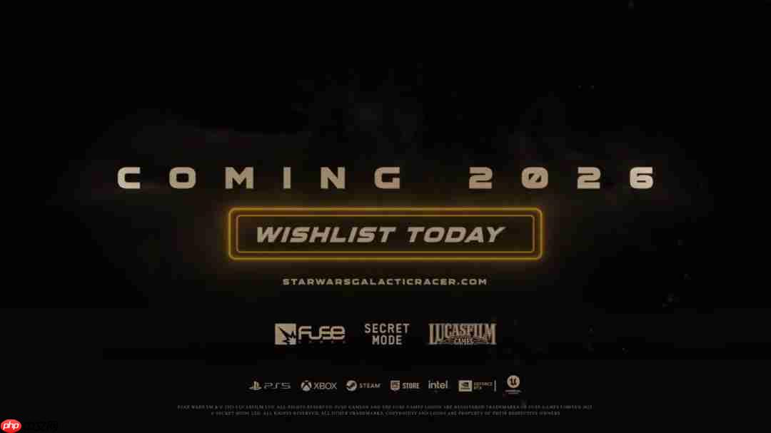 TGA 2025:《星球大战:银河赛车手》2026登陆全平台