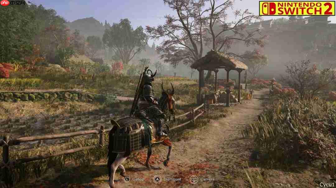 《刺客信条:影》PS5 Pro和Switch 2画面对比