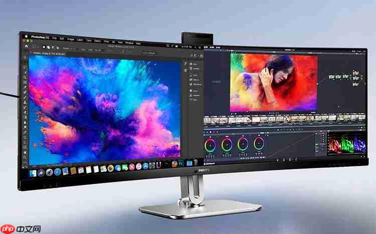 巨幕视野，大开眼界！飞利浦超宽商用显示器49B2U5900CH，全域一屏尽览！