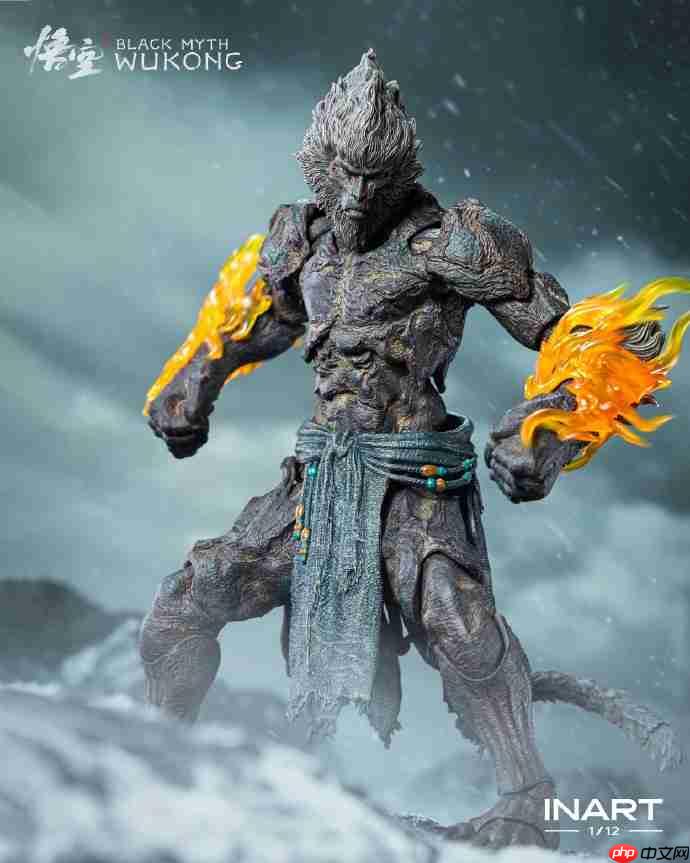 昆仑顶上柱擎天！《黑神话：悟空》石猿手办即将开订