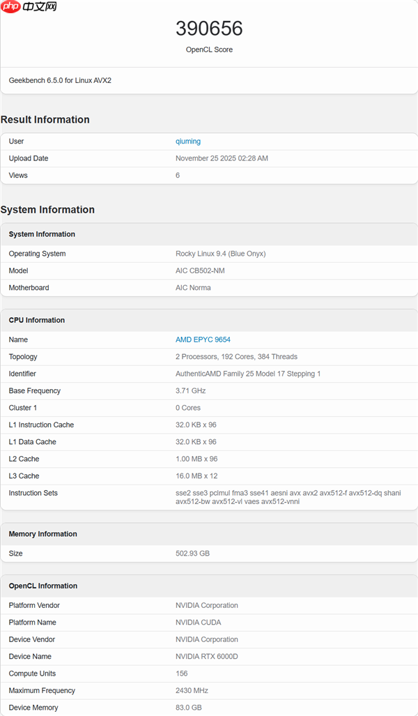 NVIDIA中国特供RTX 6000D现身：核心、显存、频率全部大砍
