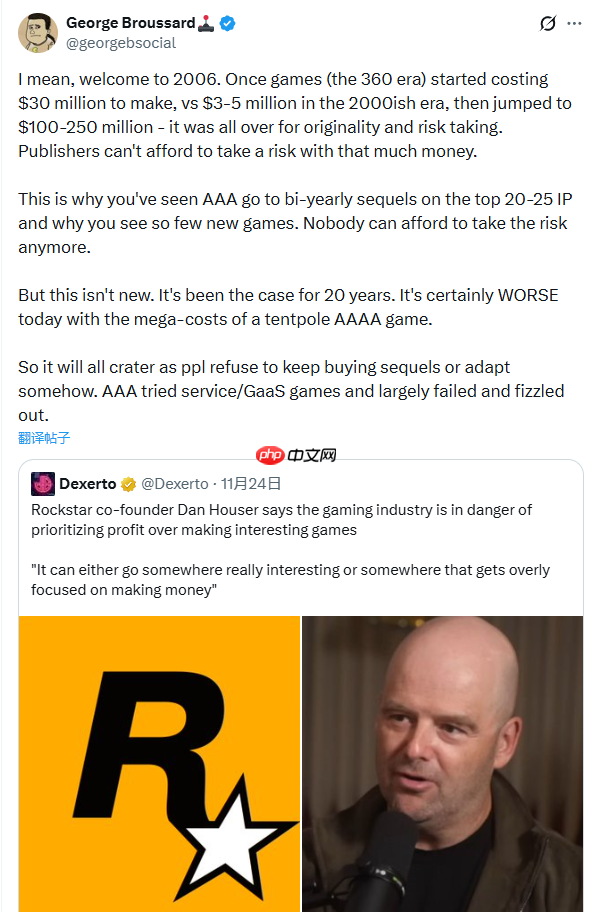 高预算游戏不等于劣质!《博德之门3》总监:领头人太蠢是元凶