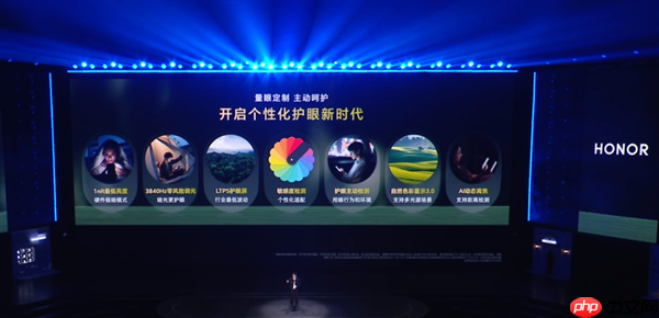 1.05mm行业最窄黑边!荣耀500全系标配绿洲护眼屏