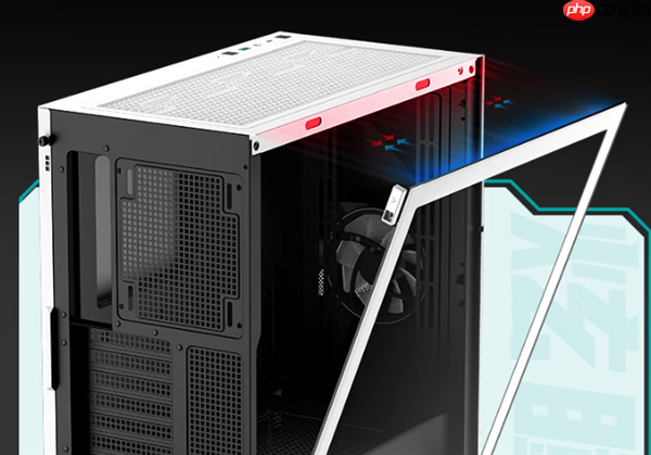 九州风神炫瞳机箱首发199元:3D立体前面板设计