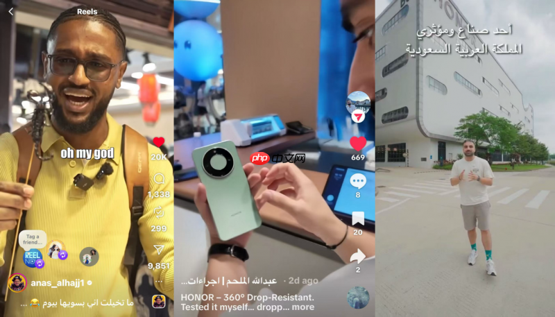 沙特网红“荣耀”中国行活动，以科技赋能中国品牌与文化走向世界