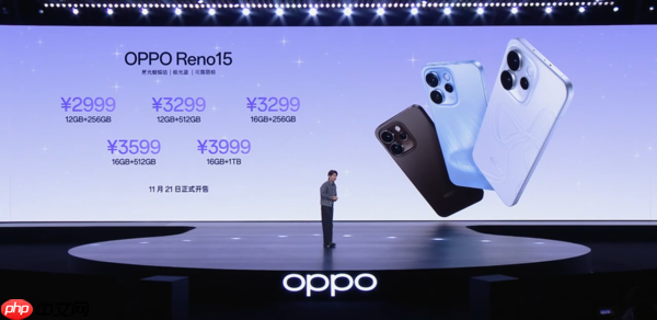 xxxx元起 OPPO Reno15系列发布:首发“出圈实况拼图”